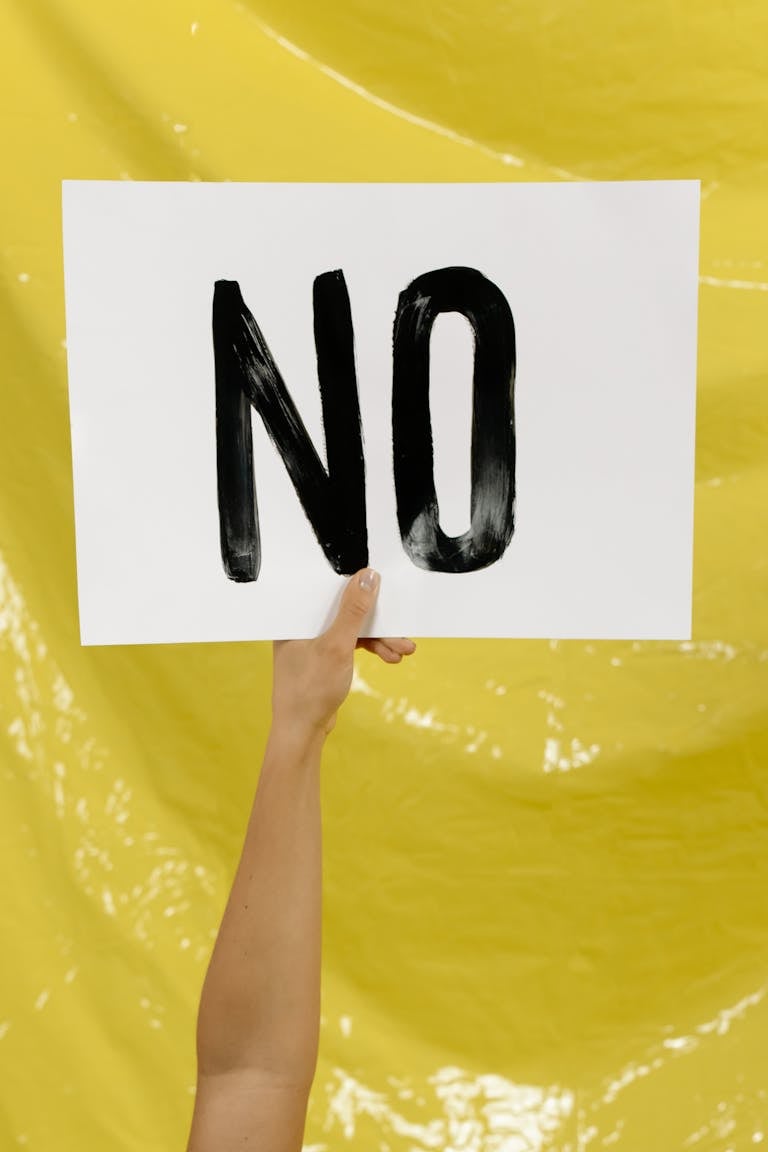 Saying no to more